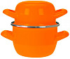Кастрюля для мидий Cosy&Trendy оранжевая 2,8 л, h 17,5cm d 18cm фото