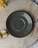Блюдце Porland 16 см фарфор цвет темно-серый Seasons (132115) фото
