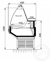 Холодильная витрина Ариада Белинда BС 2-180 в Москве , фото 2