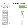 Винный шкаф двухзонный Dunavox DAU-17.58DW фото