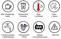 Рожковая кофемашина Acm Rounder 2 GR Compatta Nero (ACMRD002CSN) в Москве , фото 5