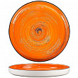 Тарелка с бортом  Texture Orange Circular 28 см, h 3,1 см