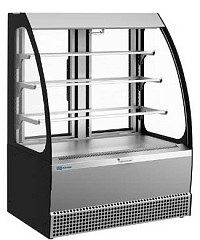 Витрина кондитерская Kayman KВК-950М Открытая Люкс серый матовый в Москве , фото