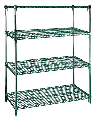 Стеллаж кухоннный VX-S Zinc Plating 355х610х1895 mm оцинк. сталь фото