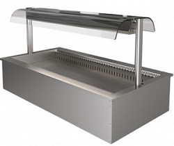 Встраиваемая охлаждаемая ванна с витриной Apach Chef Line LWRSI5VDR фото