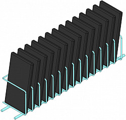 Комплект полки Atesy для смартфонов к стерилизаторам СТС-1; CТС-2 в Москве , фото 2