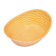 Корзина для хлеба и выкладки P.L. Proff Cuisine 21*16,5 см h6,8 см плетеная ротанг бежевая фото