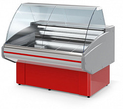 Холодильная витрина Golfstream Двина CS 120 ВС красная б/б в Москве , фото 1