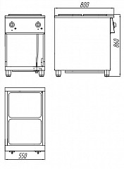Плита электрическая Rada ПЭ-812ОН в Москве , фото 2