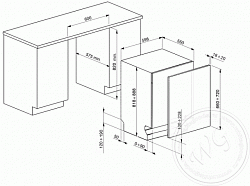 Посудомоечная машина Smeg ST324ATL в Москве , фото 2