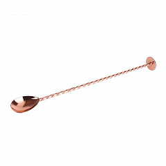 Ложка барная P.L. Proff Cuisine 28 см с мадлером нерж. с медным покрытием в Москве , фото
