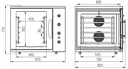 Печь конвекционная электрическая Enteco ПН-64 Пар 2 в Москве , фото 2