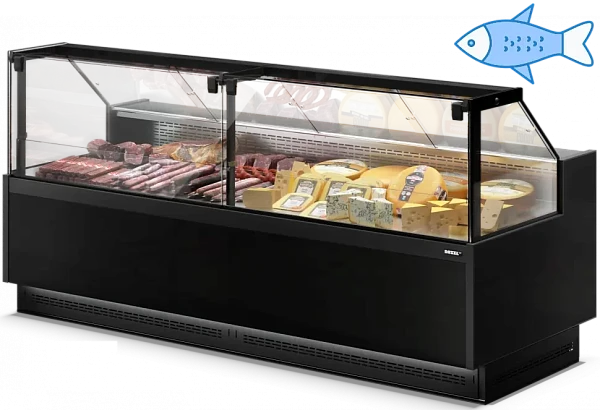 Холодильная витрина Dazzl Galaxy 080 125 рыба на льду фото