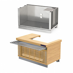 Кассовый стол с подлокотником Kayman Gusto КСП-1370-02 (левый/правый) в Москве , фото