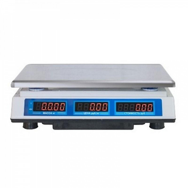 Весы товарные Форт 918 (15; 2) LED Оптима (платформа  230х330мм без стойки) фото