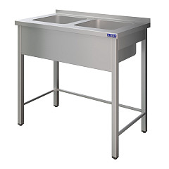 Ванна моечная Atesy ВСМЦ-Л-2.500.400.250-1-02-О (ВСМЦ-2/1200/600Н) в Москве , фото