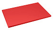 Доска разделочная  600х400мм h18мм, полиэтилен, цвет красный 422111204