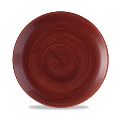 Тарелка мелкая без борта Churchill Stonecast Patina Rust Red PAREEV101 в Москве , фото 1