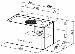 Пристенная вытяжка Faber Thalia Pink F60, фото 3