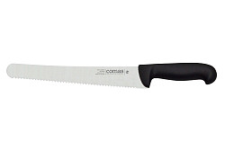 Нож для хлеба Comas 25 см, L 37 см, нерж. сталь / полипропилен, цвет ручки черный, Carbon (10084) в Москве , фото