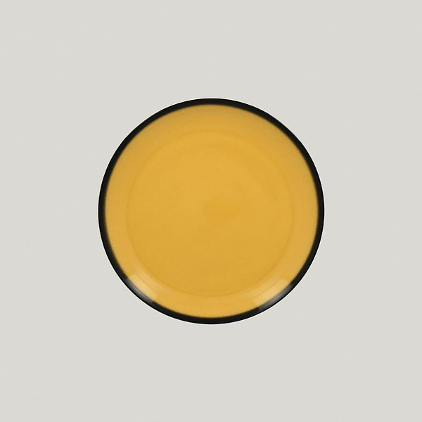 Тарелка круглая RAK Porcelain LEA Yellow 21 см (желтый цвет) фото