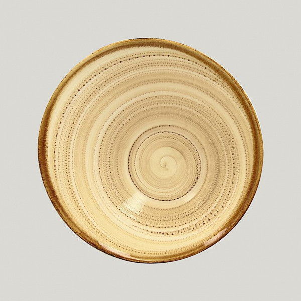 Ассиметричная тарелка RAK Porcelain Twirl Beach 1,6 л, 29*14 см фото
