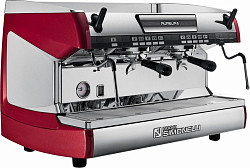 Рожковая кофемашина Nuova Simonelli Aurelia II 2Gr V 220V красная+LED+высокие группы (141020) в Москве , фото 2