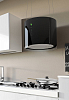 Островная вытяжка Falmec Eolo Isola Glass Black фото