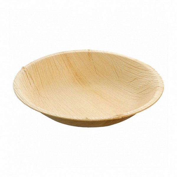 Тарелка глубокая из пальмовых листьев Garcia de Pou 18*3,5 см, 25 шт фото