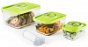 Набор вакуумных контейнеров Status VAC-Glass-Set Green фото