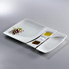 Тарелка прямоугольная плоская RAK Porcelain Mazza 20*13 см фото