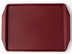 Поднос Мастергласс 1732-505 42х30 см, вишневый в Москве , фото