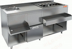 Барная станция коктейльная закрытая Hicold НБМКС-15/6БПК (без ящиков) фото