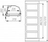 Тепловая витрина Полюс A37 SH 1,5-1 (ВТ-1,5 Сarboma) фото