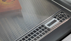 Витрина кондитерская Cryspi ВПВ 0,25-1,37 (Elegia Quadro SELF К 1000 Д) (верх9005мат/низ9005мат) в Москве , фото 5