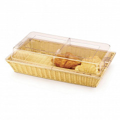 Крышка для хлебниц/гастроемкостей P.L. Proff Cuisine GN 54*33*6,5 см откидная на 1/2 поликарбонат в Москве , фото 1