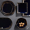 Тарелка прямоугольная Porland 22 см, Root Blue (118723) фото