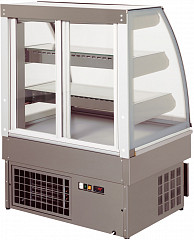 Витрина кондитерская Unis Georgia III Static double glass Gold в Москве , фото 2