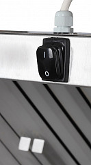 Зонт вытяжной Luxstahl ЗВП 1100х1100 в Москве , фото 3