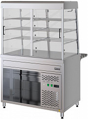 Прилавок-витрина холодильный электрический Марихолодмаш ПВХЭ11 в Москве , фото 2