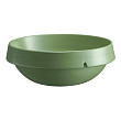 Салатник керамический  2,5л d25см h10см, серия Welcome, цвет ярко-зеленый 322518