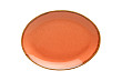 Блюдо овальное  24х19 см фарфор цвет оранжевый Seasons (112124)