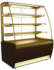 Тепловая витрина напольная Полюс K70 SH 0,9-1 (стекло) в Москве , фото