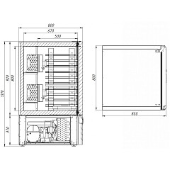 Шкаф шоковой заморозки Kayman SHOCKWIND ШШЗ-10 в Москве , фото 3