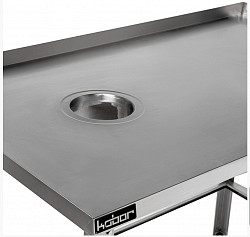 Стол для сбора отходов Кобор СРОБ-120/60 Л/П, фото 5