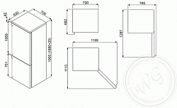 Холодильник Smeg FA8003POS в Москве , фото 2