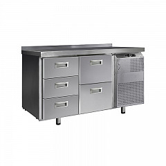 Стол холодильный Финист СХС-700-0/5 (1400х700х850) борт 50мм в Москве , фото