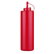 Бутылка для соуса  720мл., пластик,цвет красный, 41526-R3