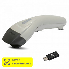Беспроводной сканер штрих-кода Mertech CL-610 BLE  Dongle P2D USB White в Москве , фото