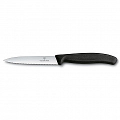 Нож для нарезки Victorinox 10 см, волнистое лезвие фото